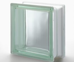 Glazen bouwsteen 19x19x8 verde - groen